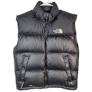 The North Face 700 Down Puffer Vest L Black Goose Down Nylon